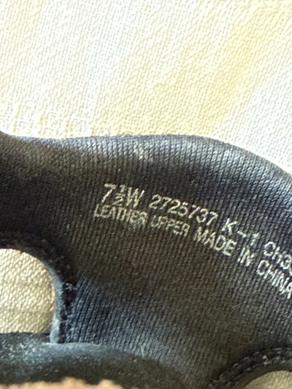 Stride Rite Brown Leather Toddler Sandal with Double Velcro Straps - Picture 7 of 8